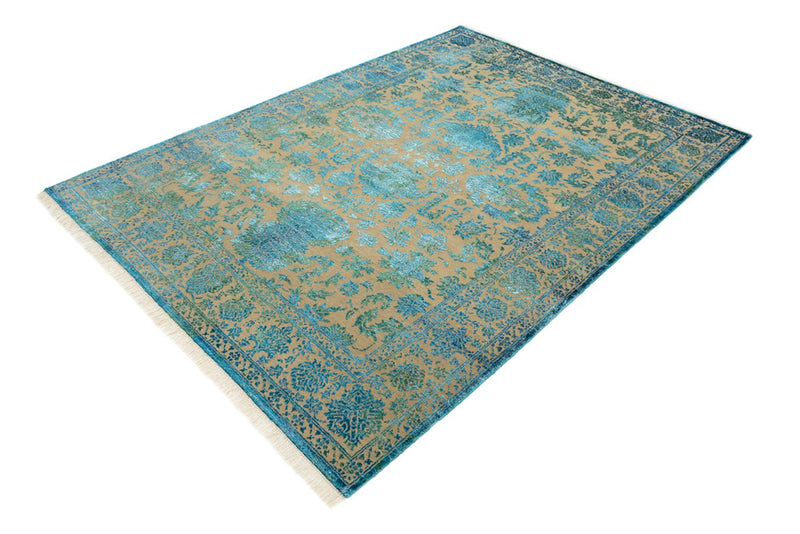 Alfombra de diseño - 175 x 123 cm - azul claro