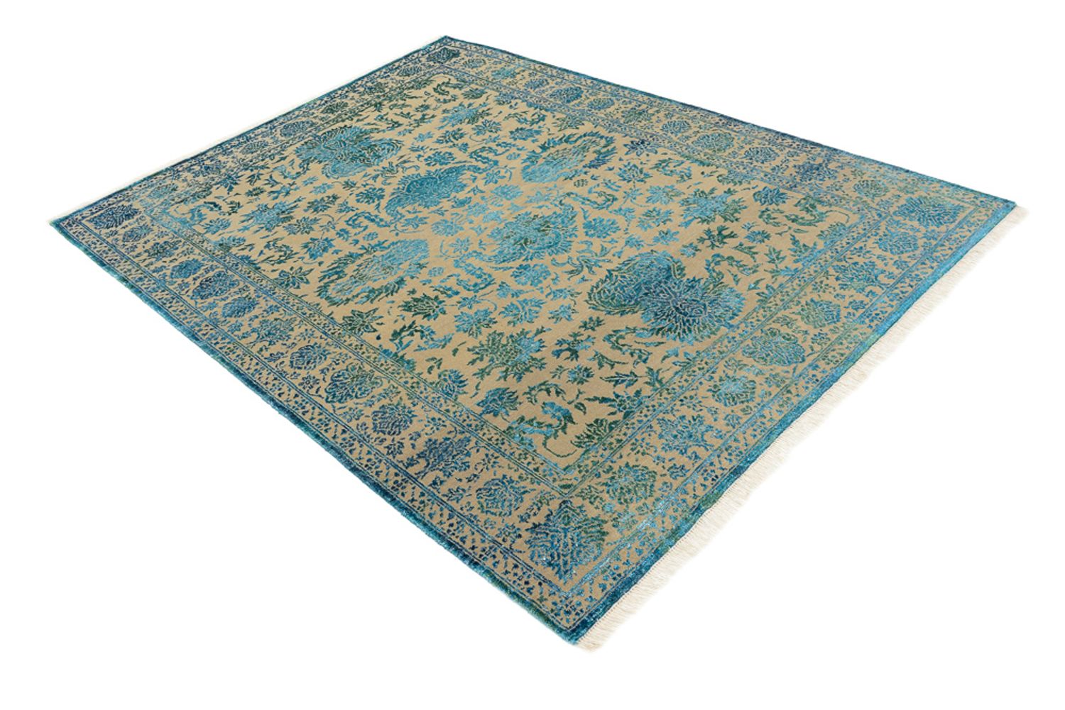 Alfombra de diseño - 175 x 123 cm - azul claro