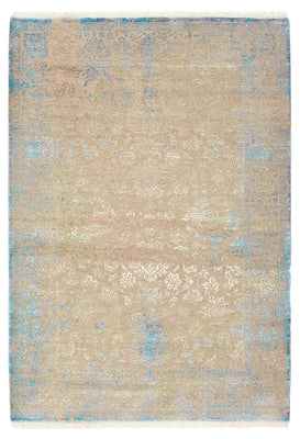 Alfombra de diseño - 186 x 129 cm - beige claro