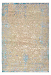 Alfombra de diseño - 186 x 129 cm - beige claro