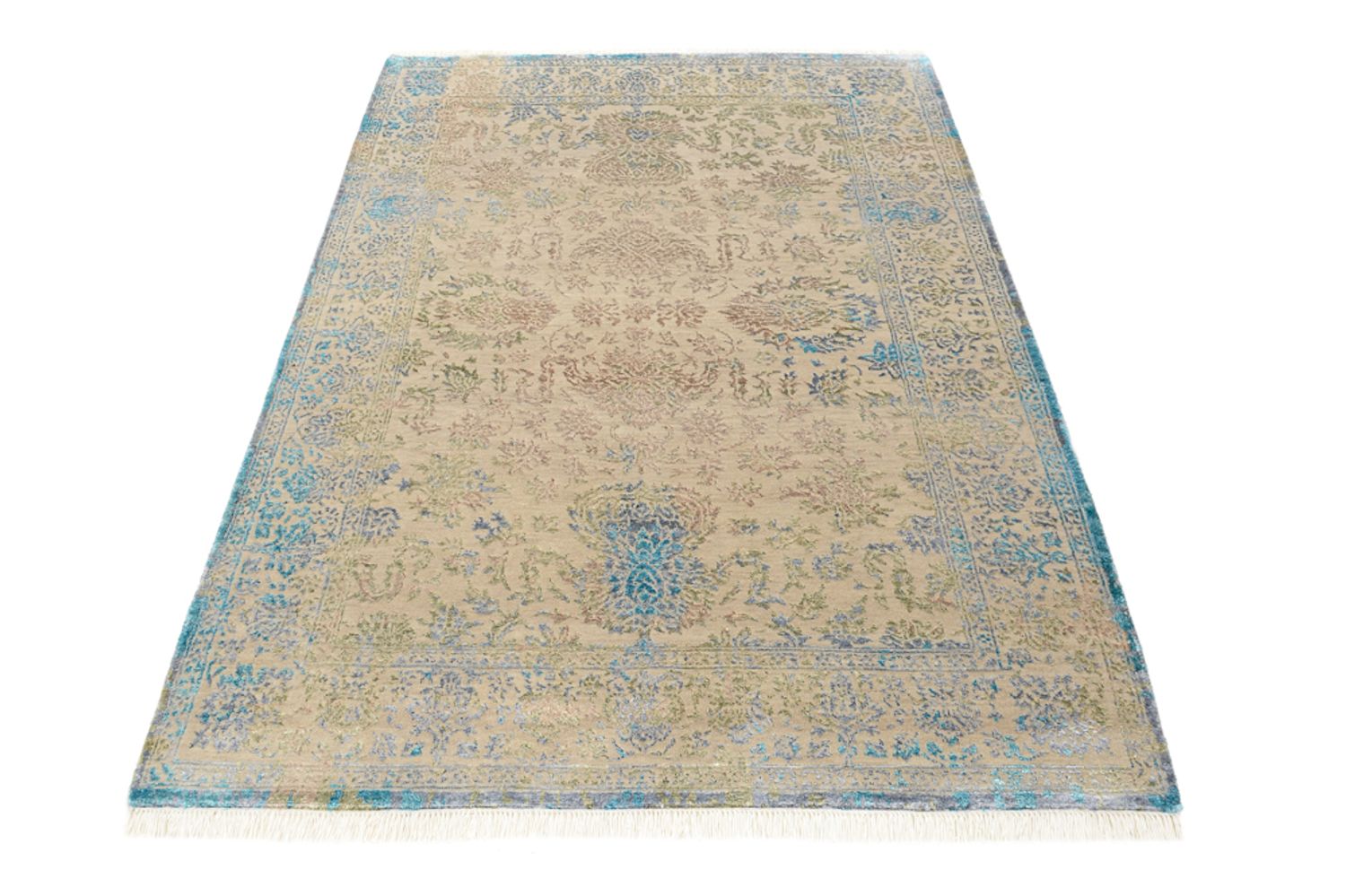 Alfombra de diseño - 186 x 129 cm - beige claro