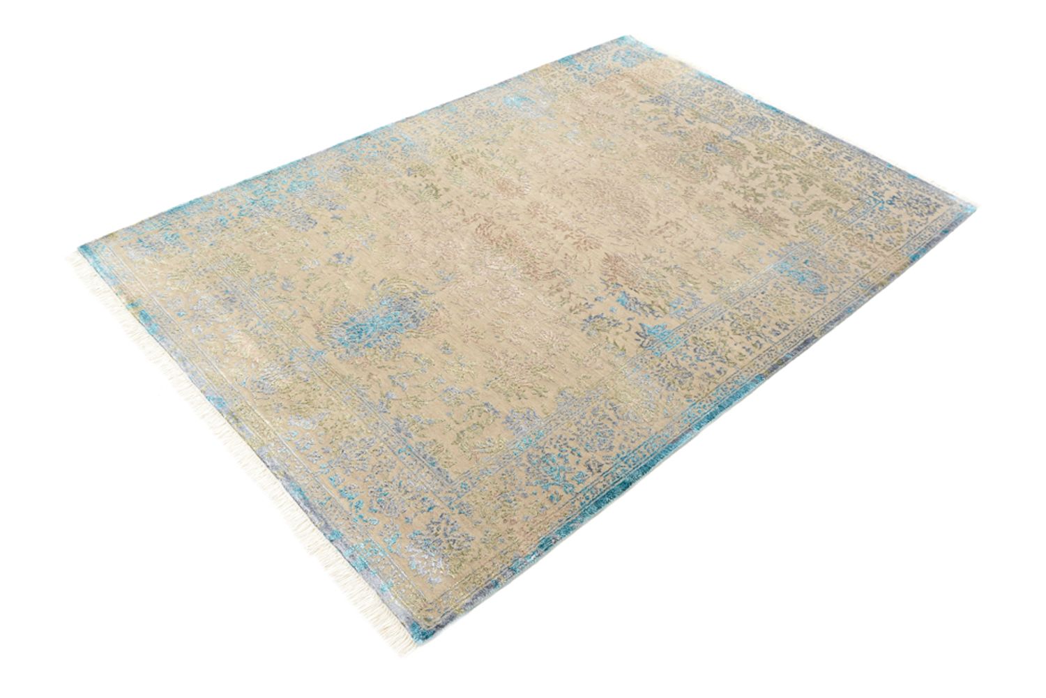 Alfombra de diseño - 186 x 129 cm - beige claro