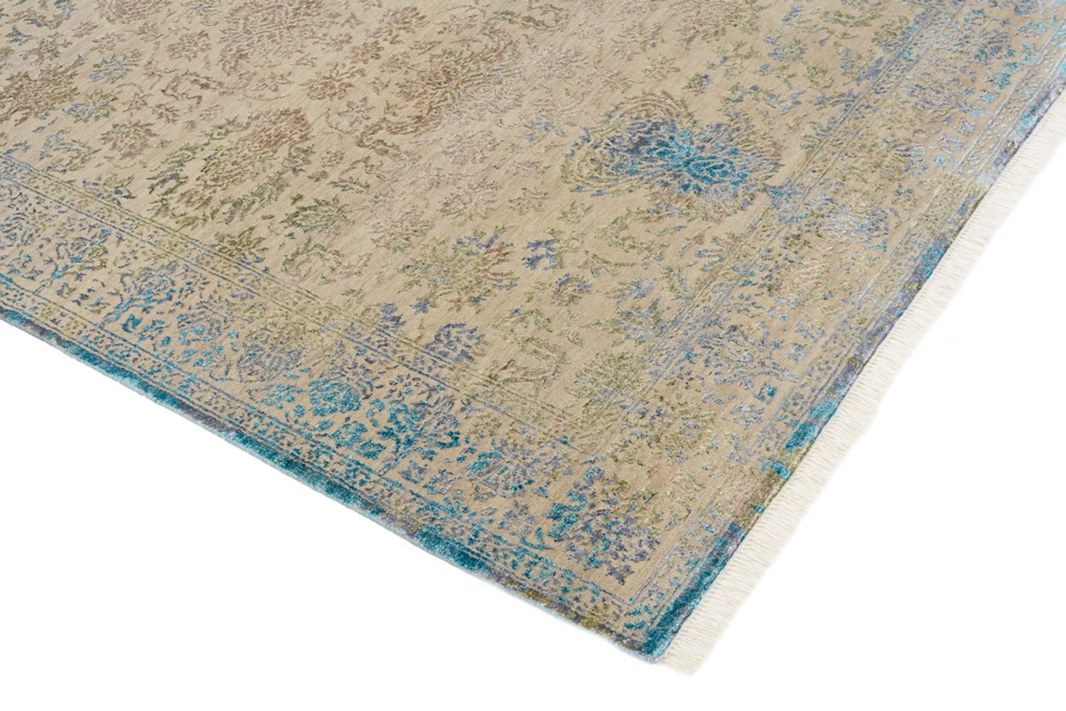 Alfombra de diseño - 186 x 129 cm - beige claro
