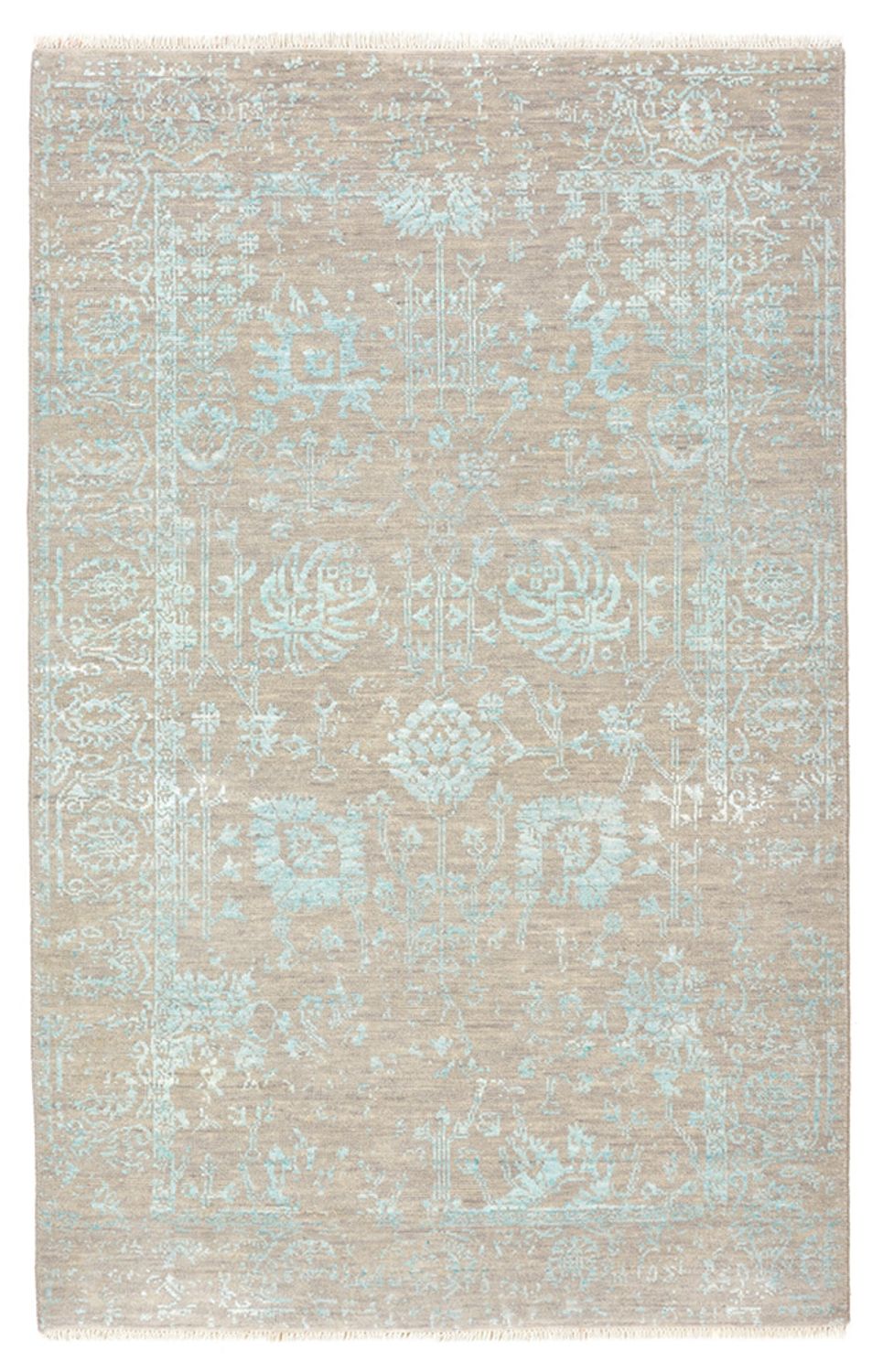 Alfombra de diseño - 154 x 101 cm - beige claro