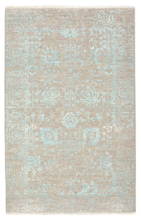 Alfombra de diseño - 154 x 101 cm - beige claro