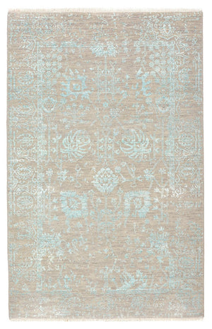 Alfombra de diseño - 154 x 101 cm - beige claro