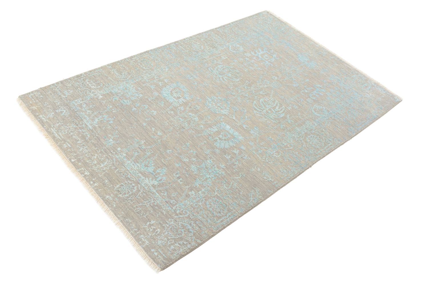 Alfombra de diseño - 154 x 101 cm - beige claro