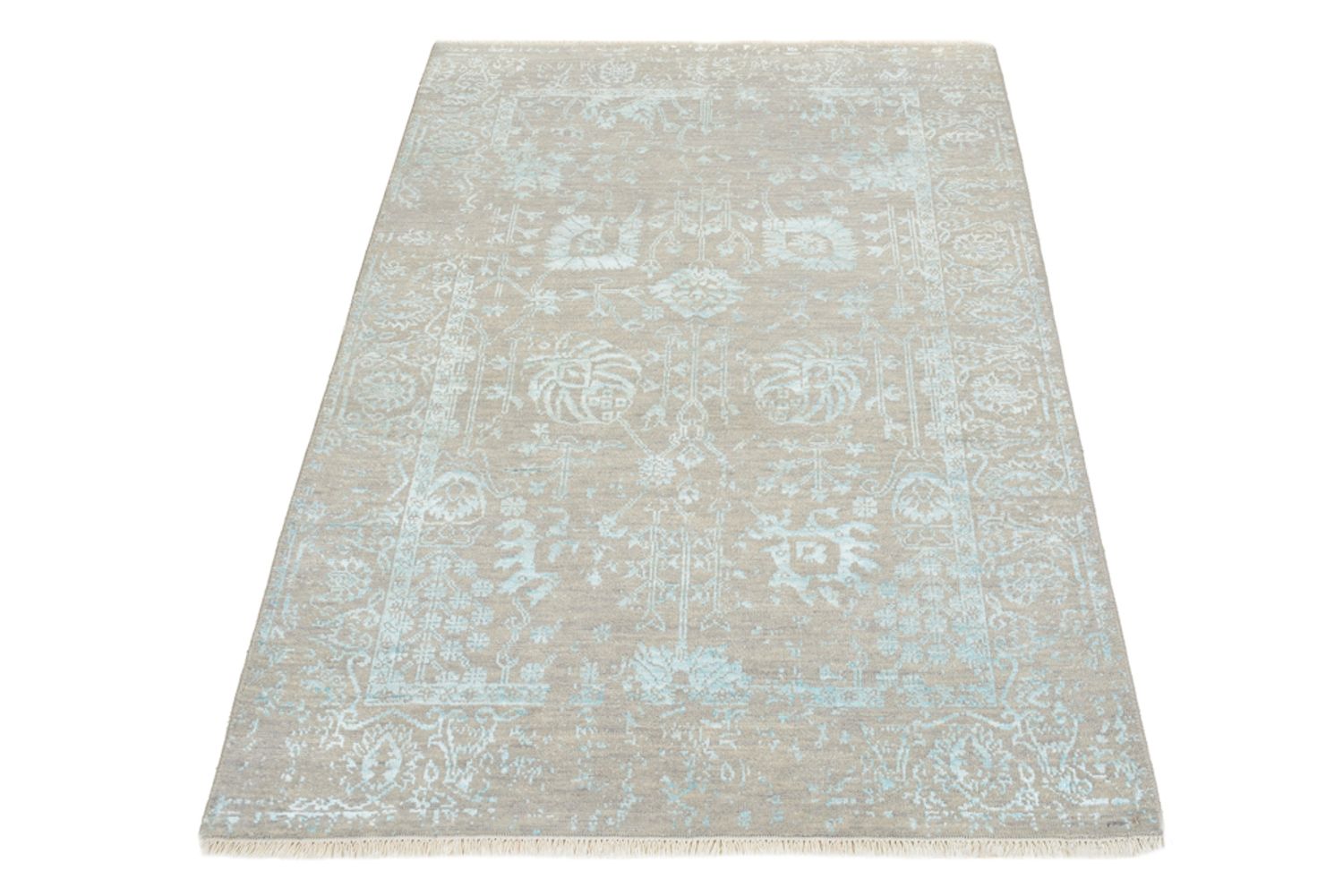 Alfombra de diseño - 154 x 101 cm - beige claro