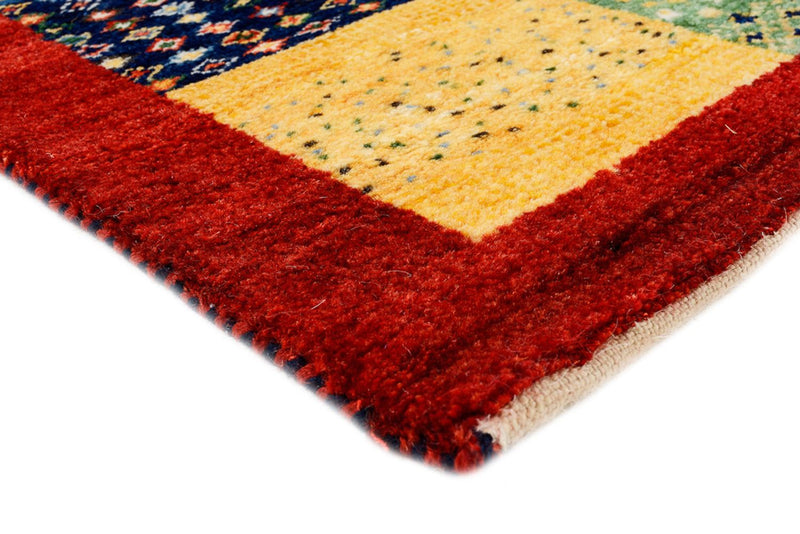 Alfombra Gabbeh - Loribaft Indus - 89 x 64 cm - multicolor