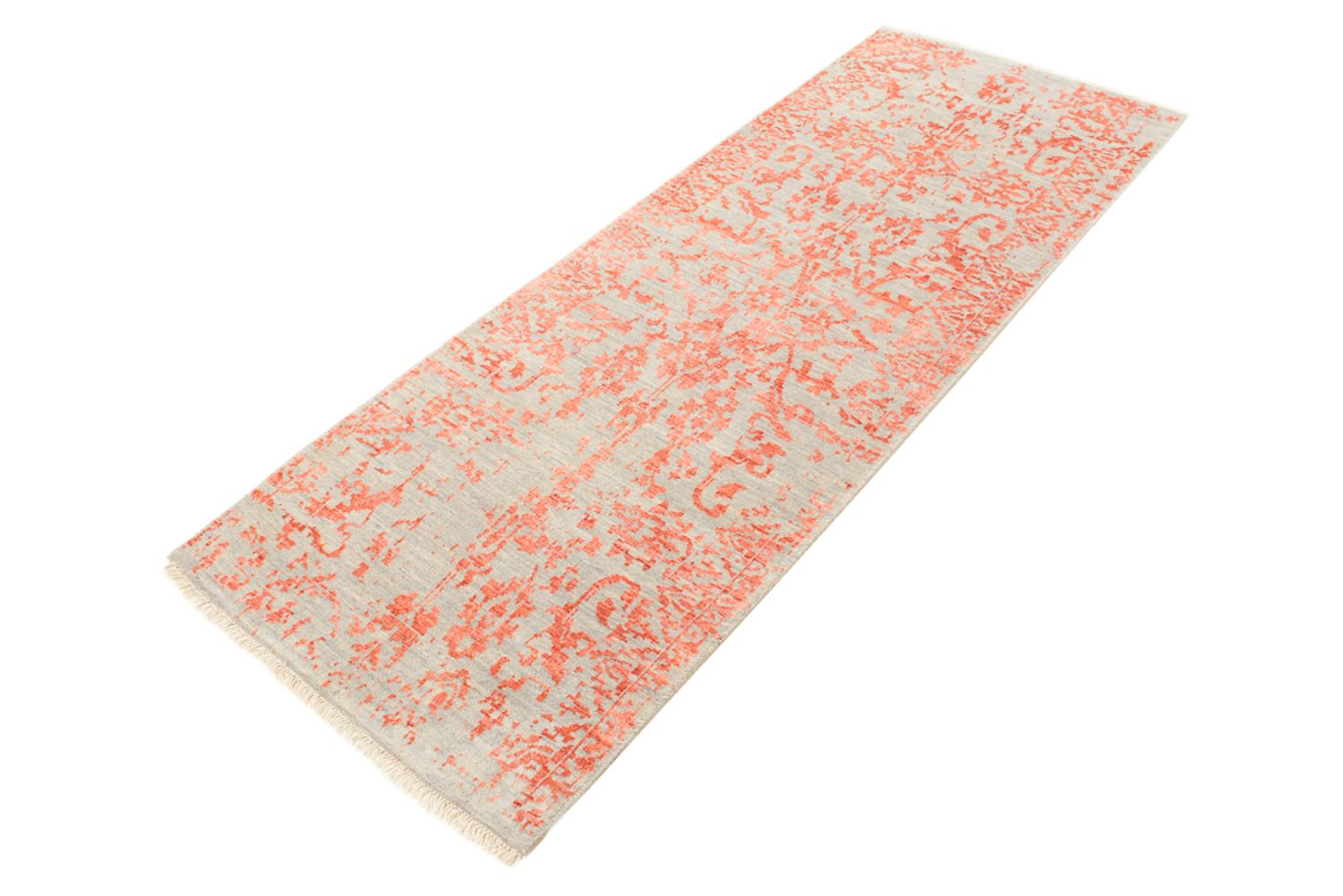 Alfombra de pasillo Alfombra de diseño - 197 x 71 cm - gris