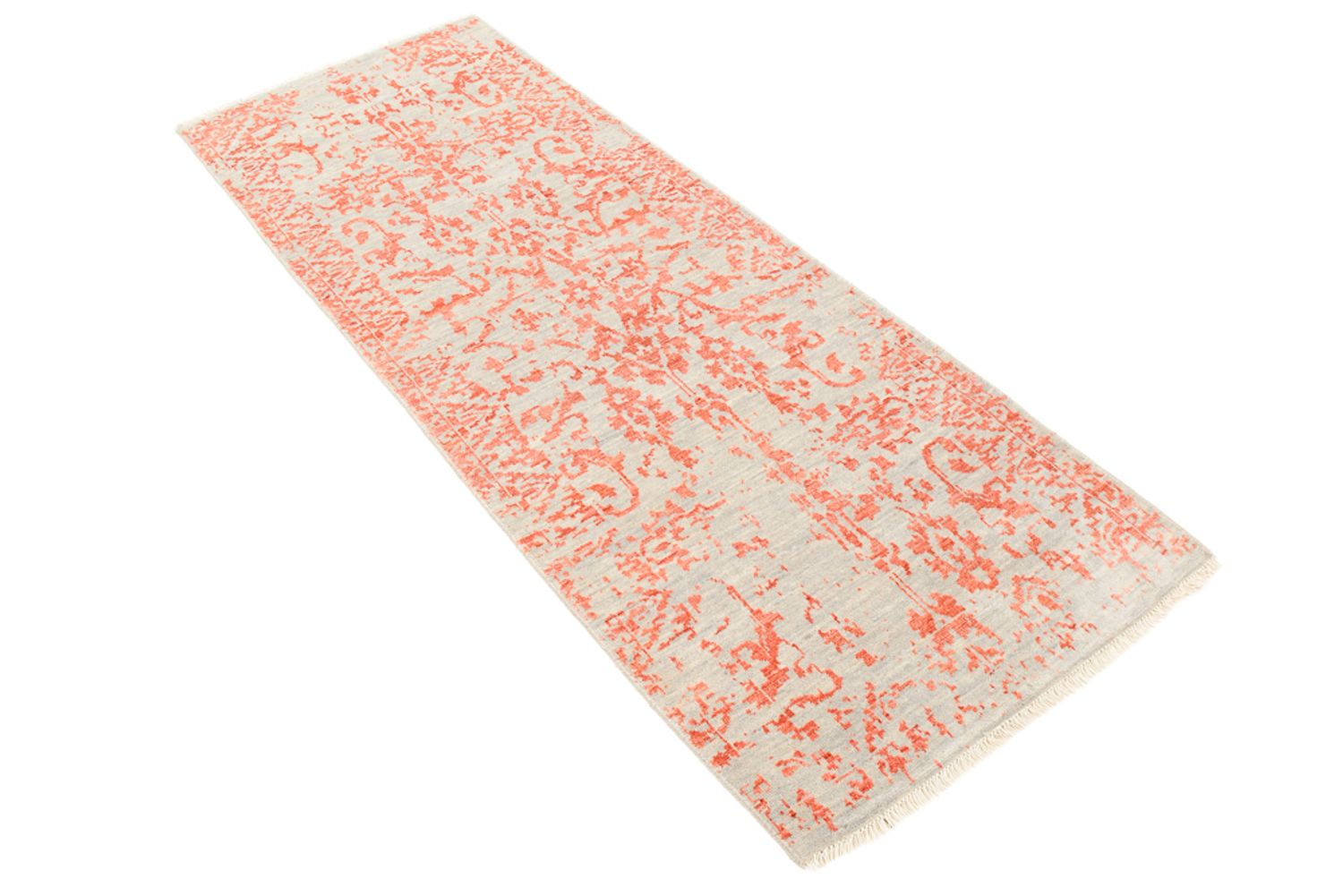 Alfombra de pasillo Alfombra de diseño - 197 x 71 cm - gris