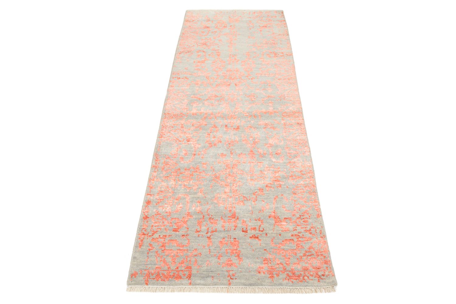 Alfombra de pasillo Alfombra de diseño - 197 x 71 cm - gris