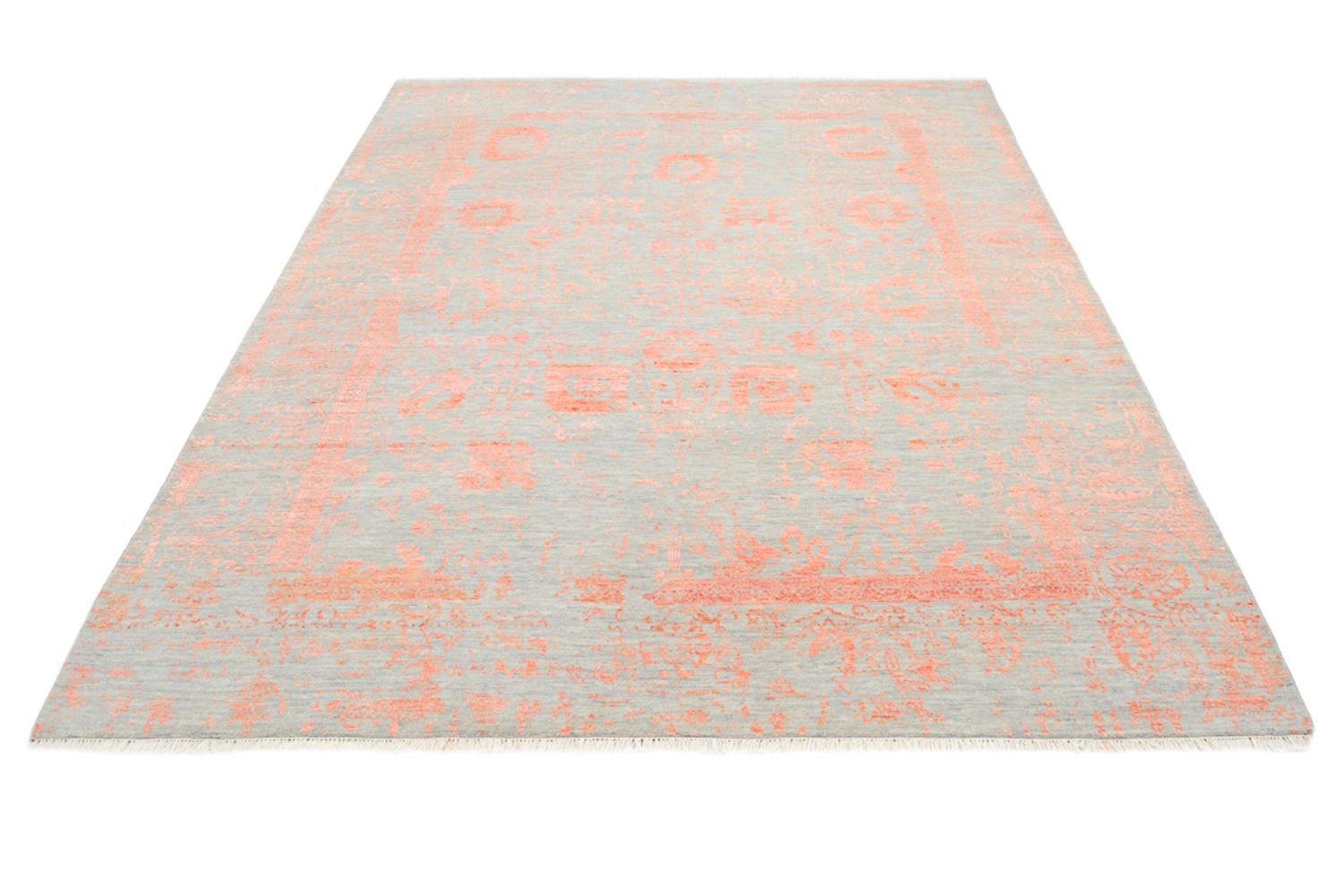 Alfombra de diseño - 189 x 152 cm - gris