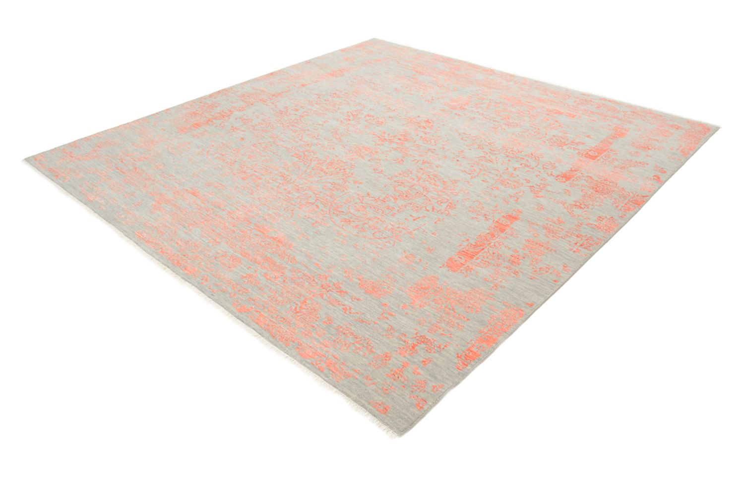 Alfombra de diseño cuadrado  - 200 x 199 cm - gris claro