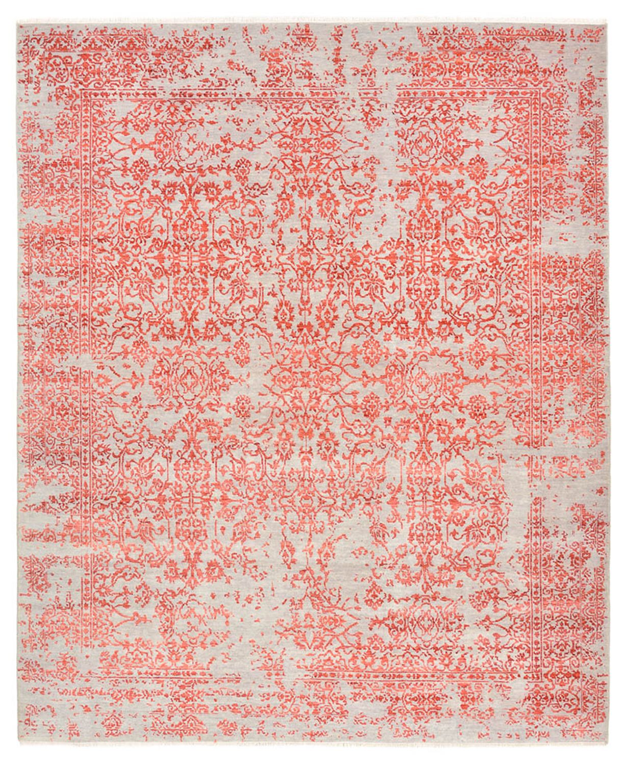 Alfombra de diseño - 297 x 245 cm - rojo claro