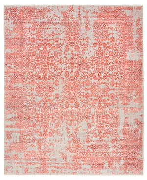 Alfombra de diseño - 297 x 245 cm - rojo claro