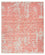 Alfombra de diseño - 297 x 245 cm - rojo claro