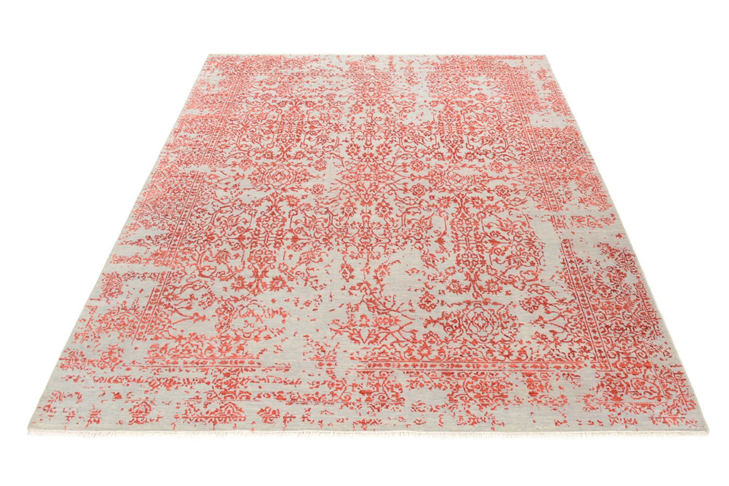 Alfombra de diseño - 297 x 245 cm - rojo claro