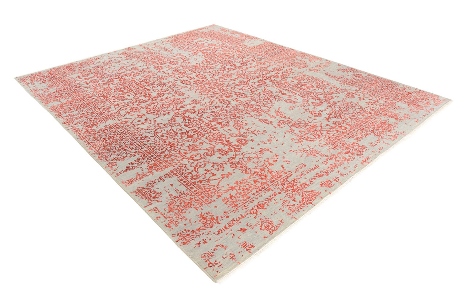 Alfombra de diseño - 297 x 245 cm - rojo claro