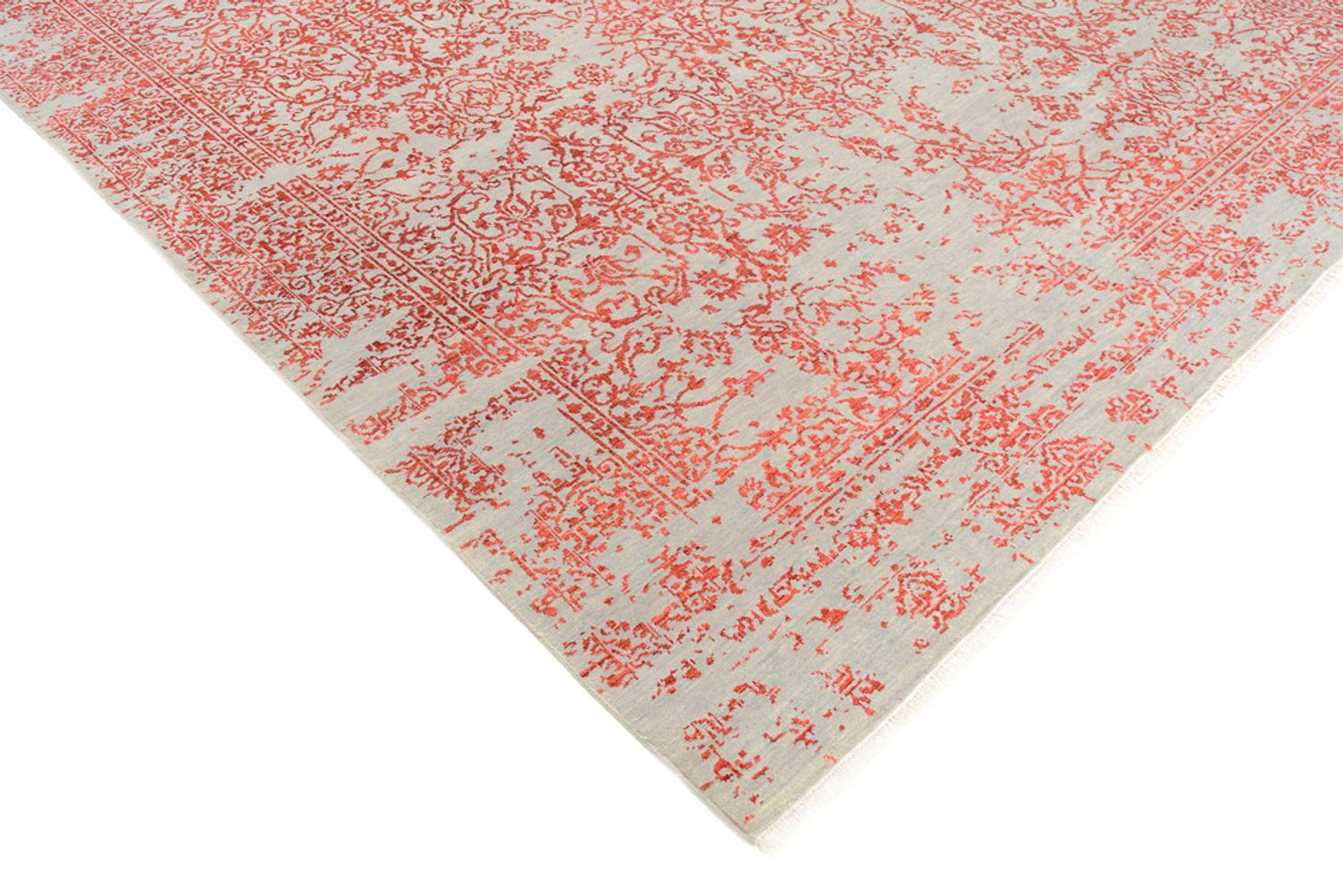 Alfombra de diseño - 297 x 245 cm - rojo claro