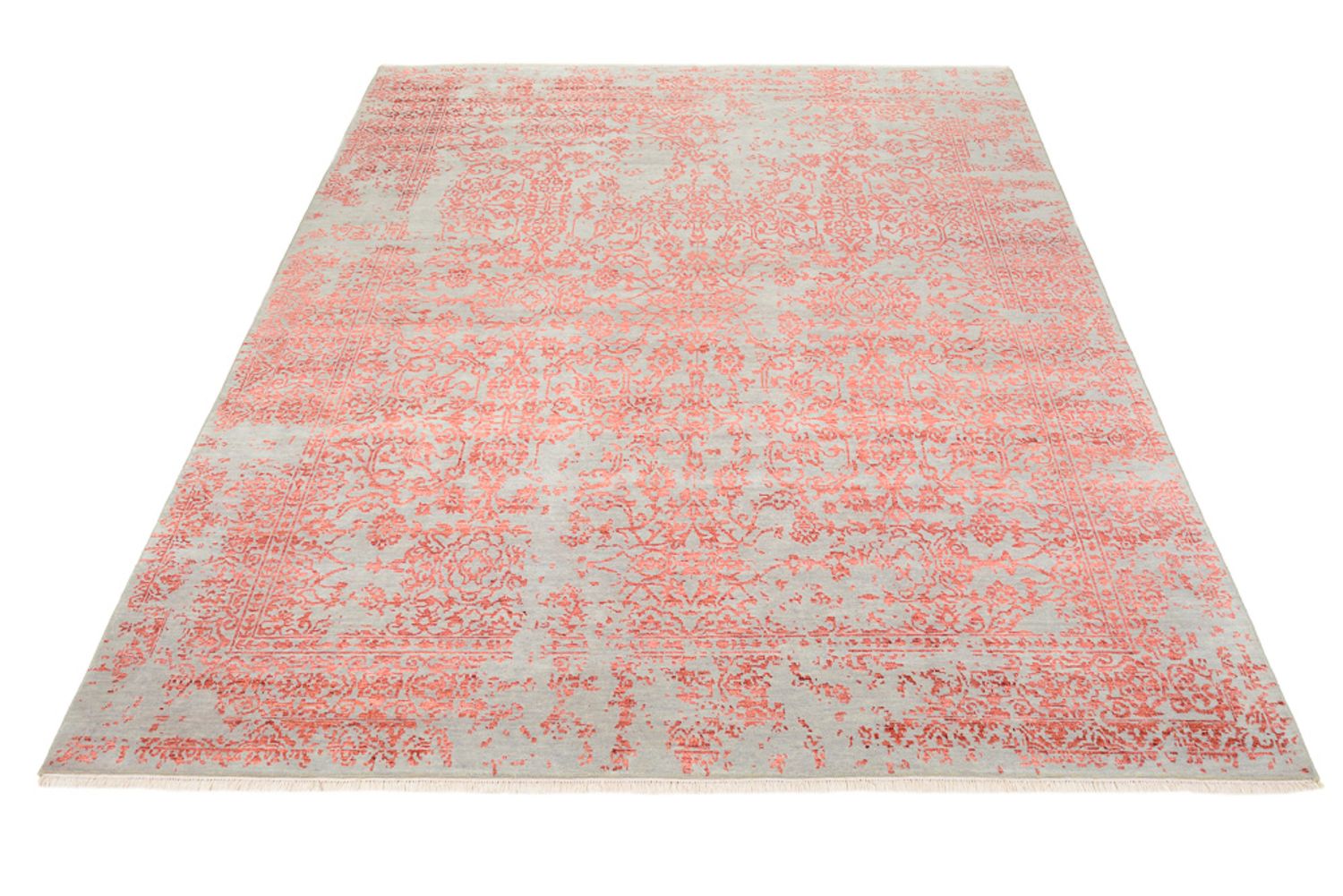 Alfombra de diseño - 297 x 245 cm - rojo claro