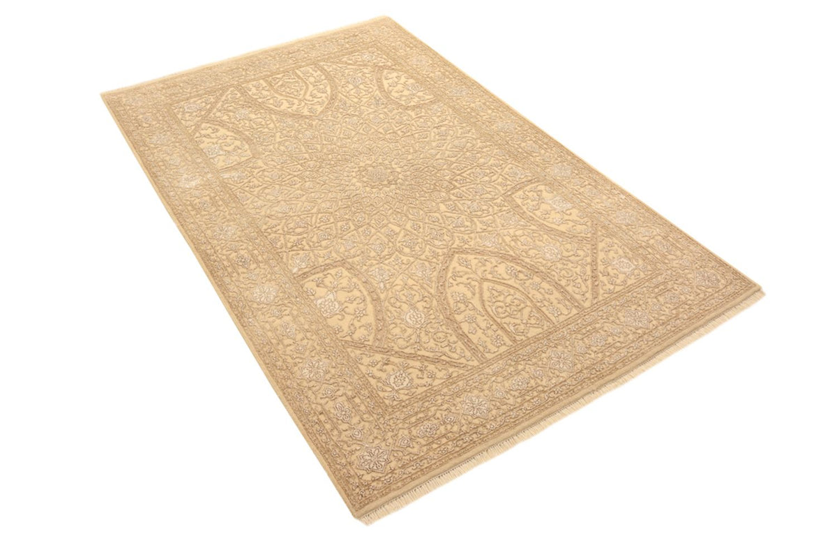 Alfombra oriental - 185 x 121 cm - beige oscuro