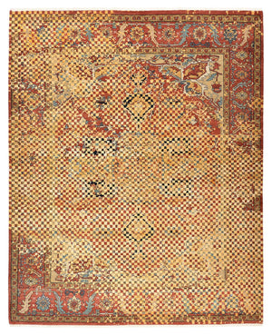 Alfombra de diseño - 299 x 242 cm - oro