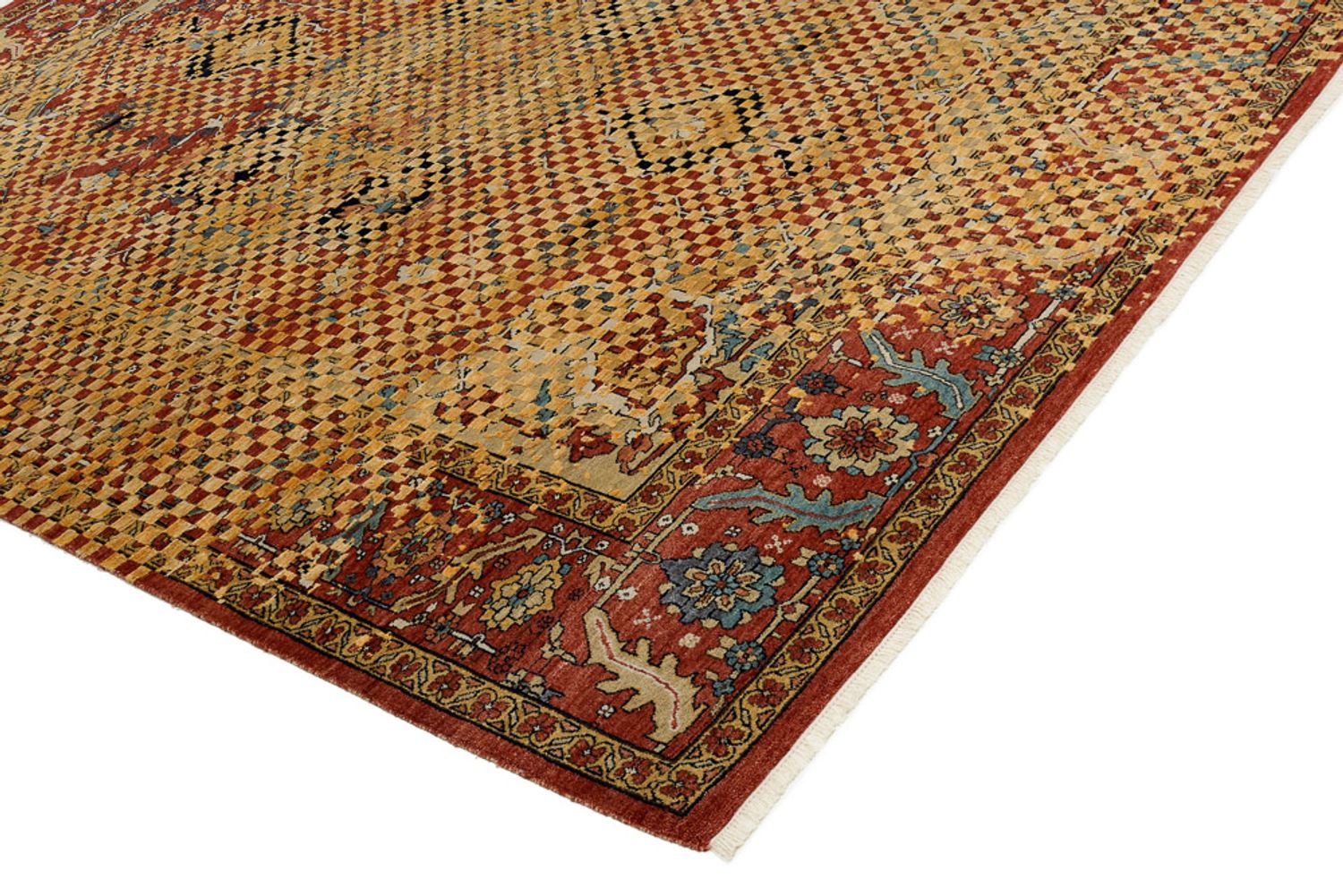 Alfombra de diseño - 299 x 242 cm - oro