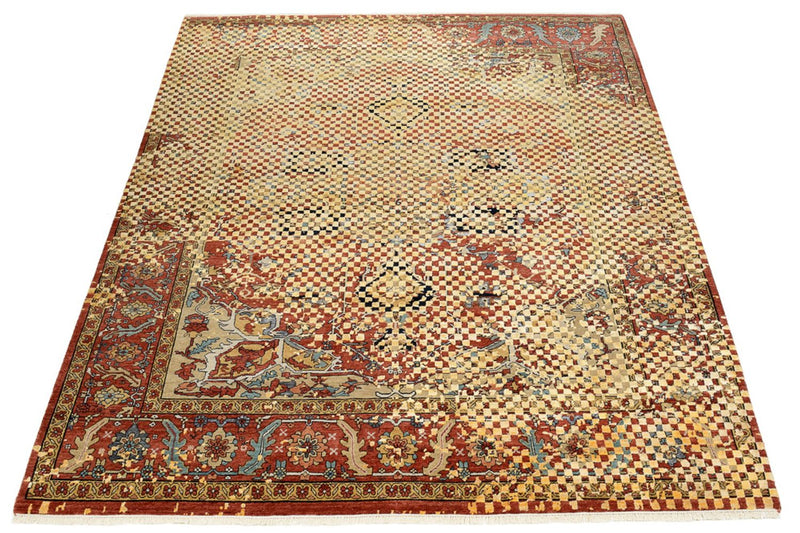 Alfombra de diseño - 299 x 242 cm - oro