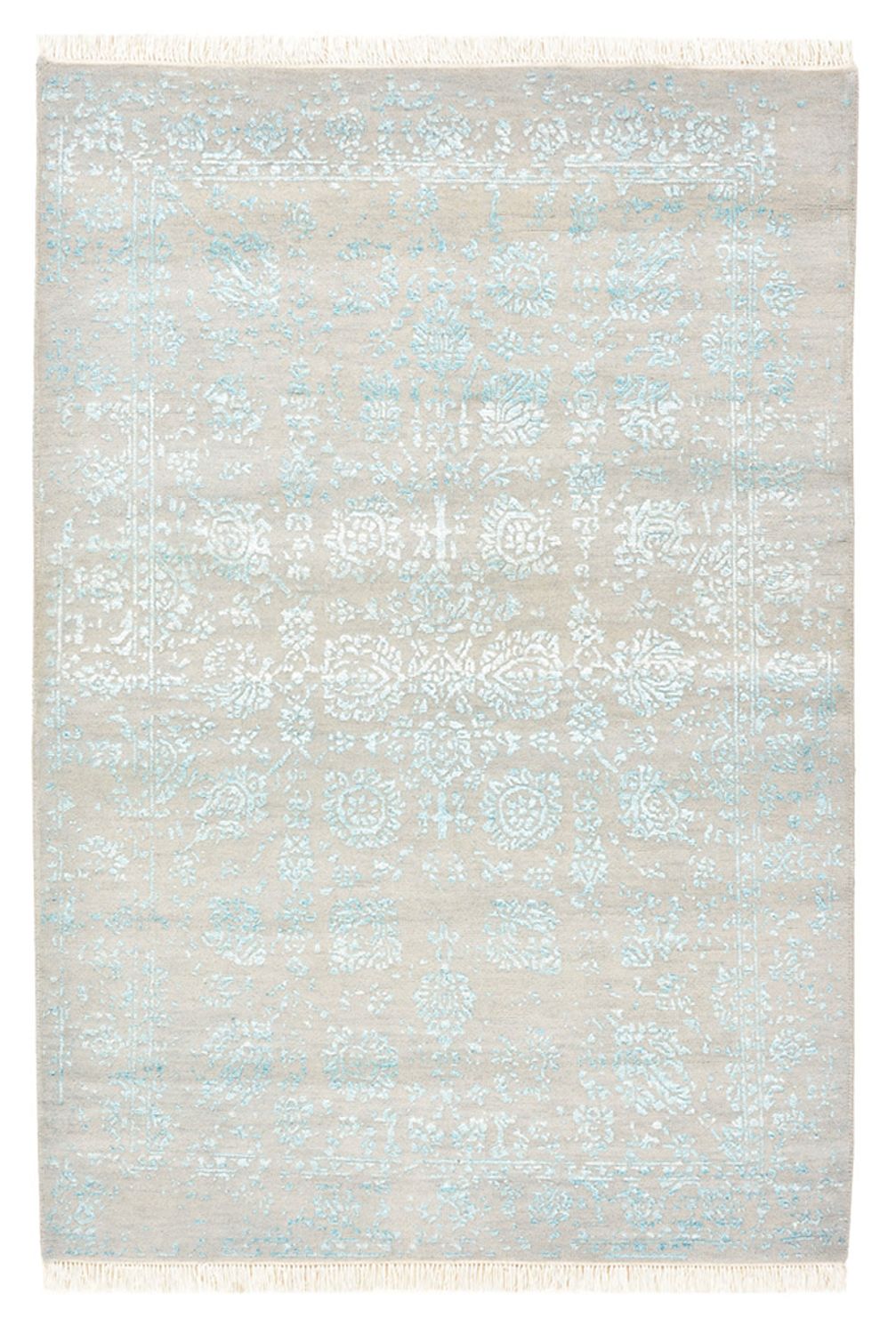 Alfombra de diseño - 151 x 105 cm - gris claro