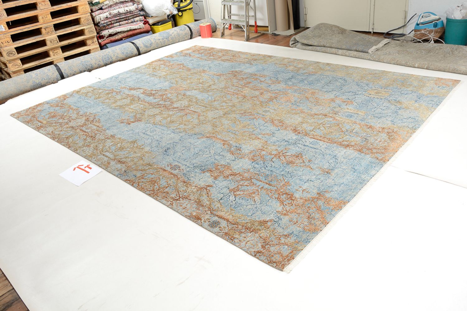Alfombra de diseño - 370 x 275 cm - multicolor