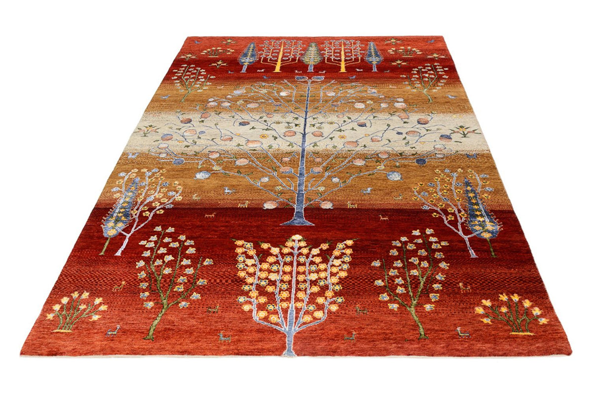 Alfombra Gabbeh - Loribaft Indus - 242 x 177 cm - multicolor