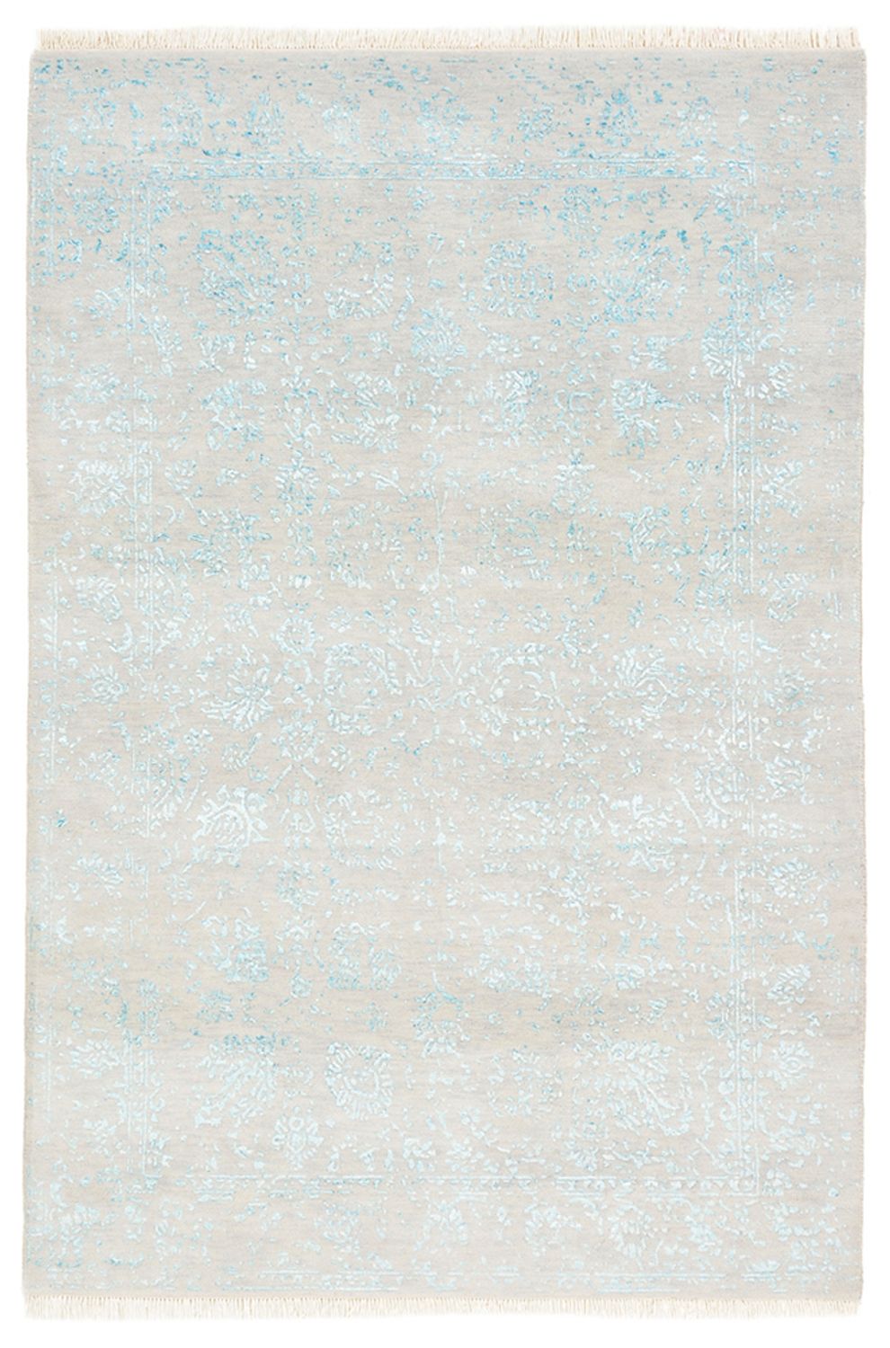 Alfombra de diseño - 181 x 122 cm - gris claro