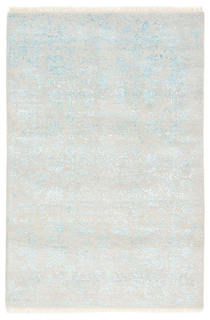 Alfombra de diseño - 181 x 122 cm - gris claro