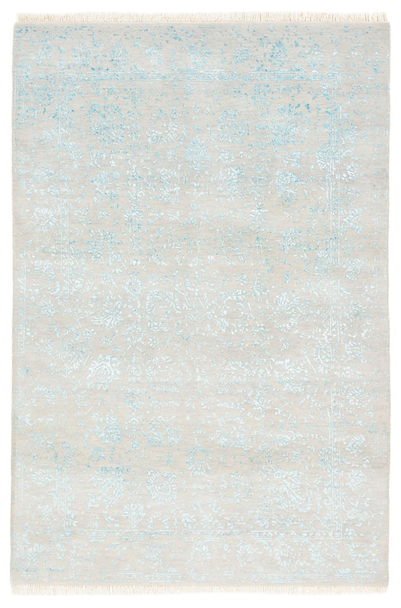 Alfombra de diseño - 181 x 122 cm - gris claro