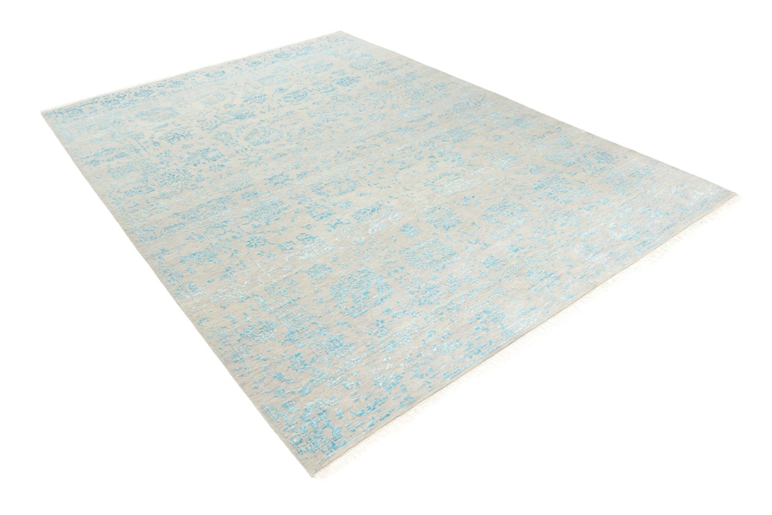 Alfombra de diseño - 181 x 122 cm - gris claro