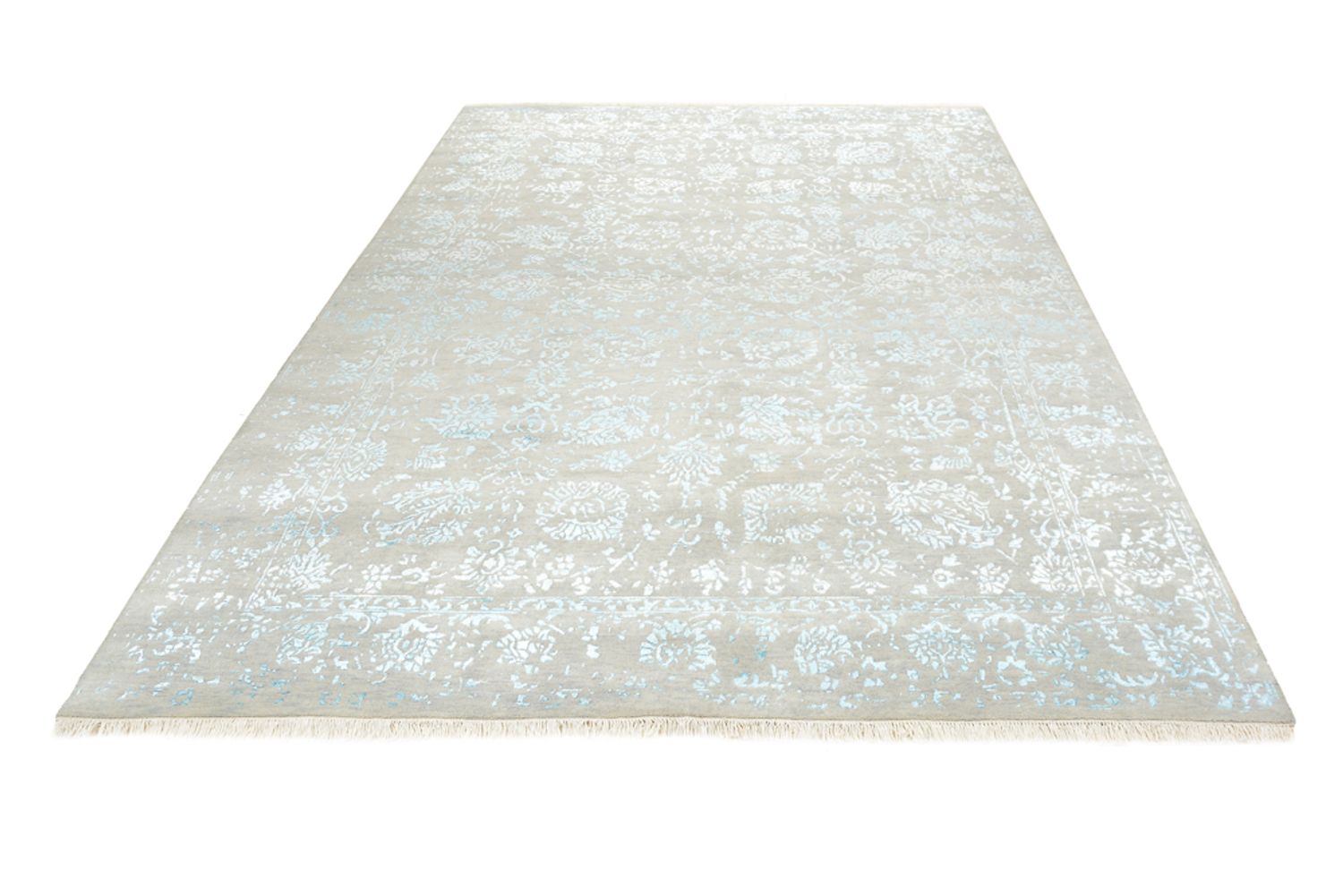 Alfombra de diseño - 181 x 122 cm - gris claro