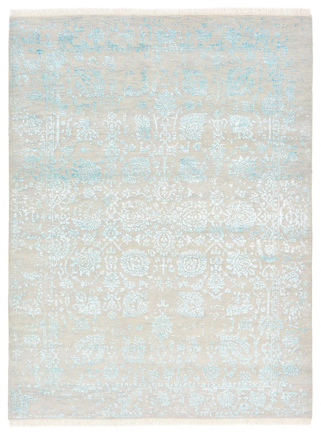 Alfombra de diseño - 194 x 149 cm - gris claro