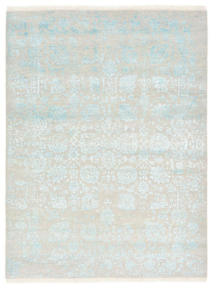 Alfombra de diseño - 194 x 149 cm - gris claro