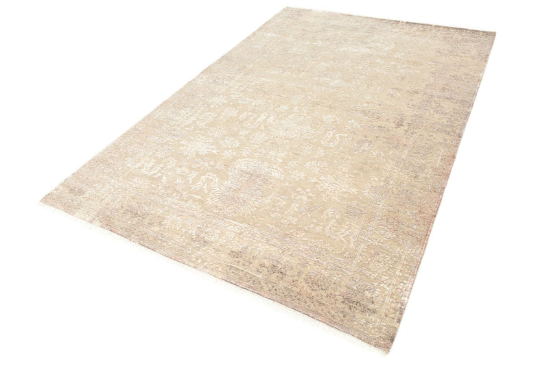 Alfombra de diseño - 183 x 124 cm - beige claro