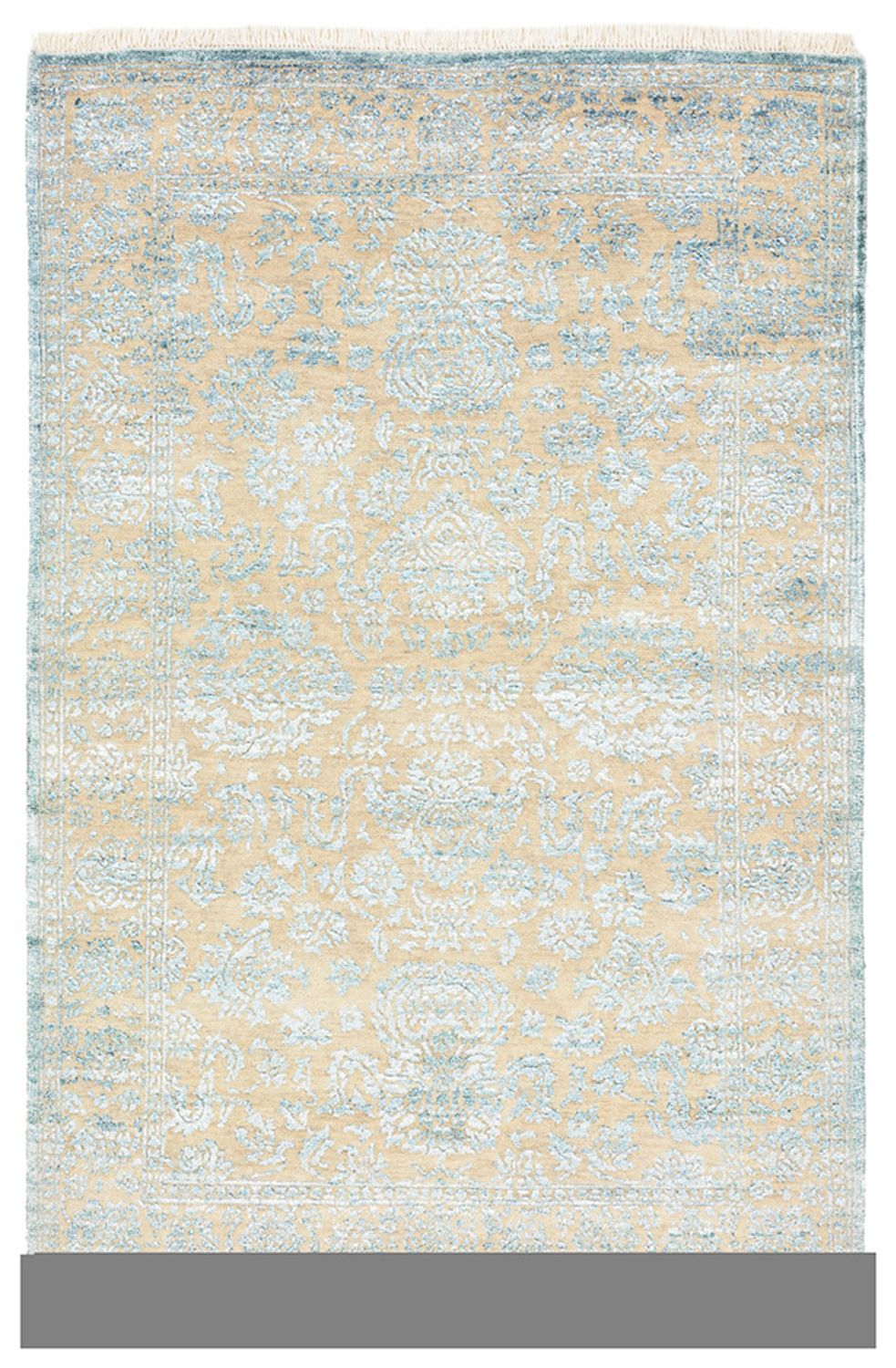 Alfombra de diseño - 148 x 100 cm - azul claro