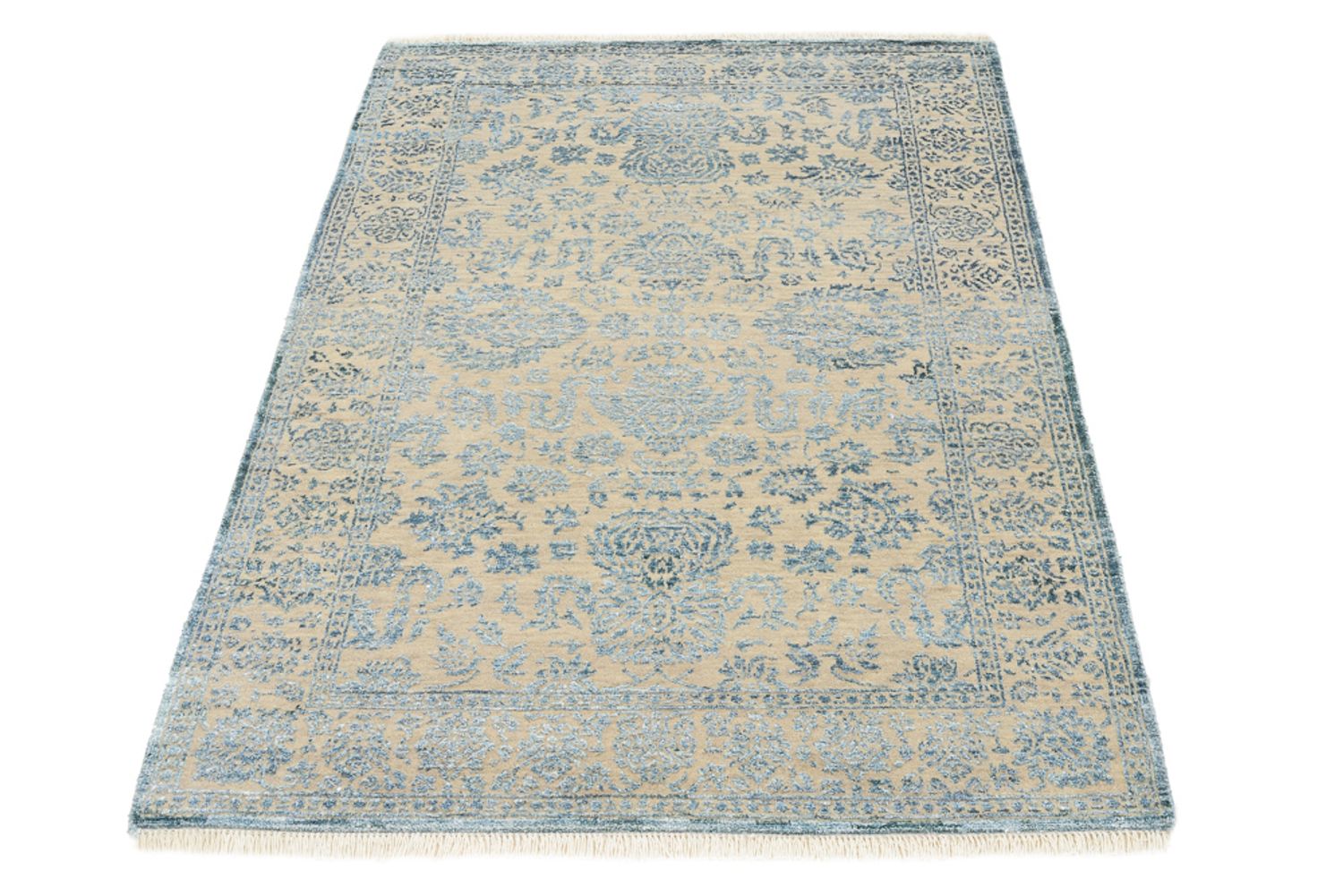 Alfombra de diseño - 148 x 100 cm - azul claro