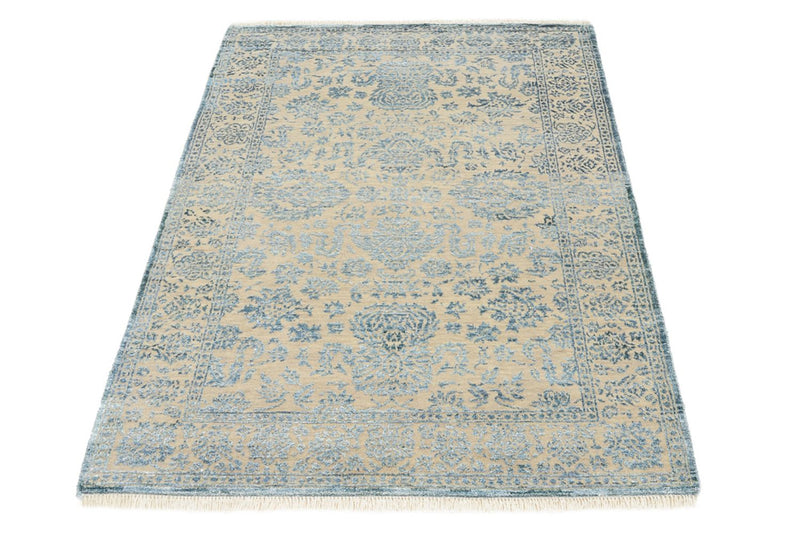 Alfombra de diseño - 148 x 100 cm - azul claro