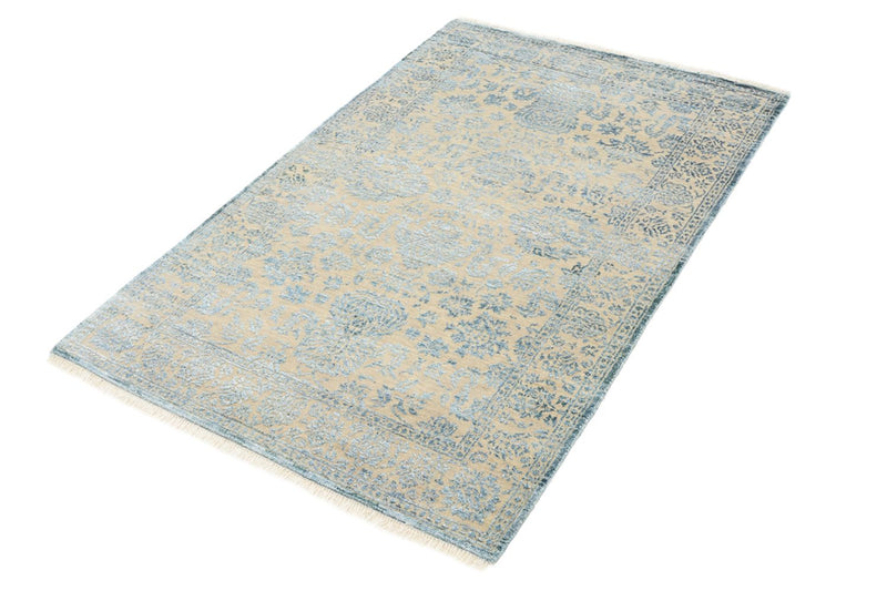 Alfombra de diseño - 148 x 100 cm - azul claro