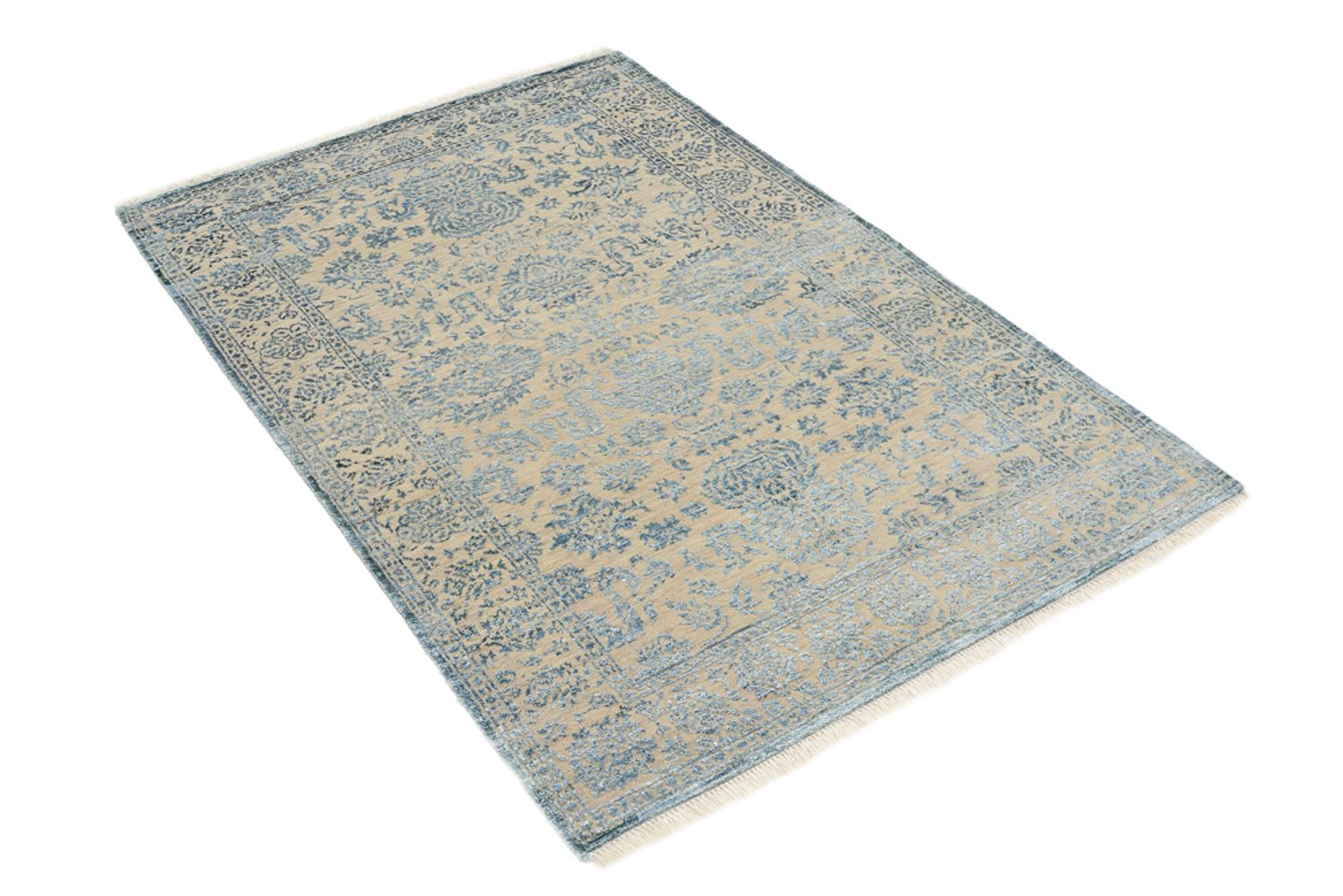 Alfombra de diseño - 148 x 100 cm - azul claro