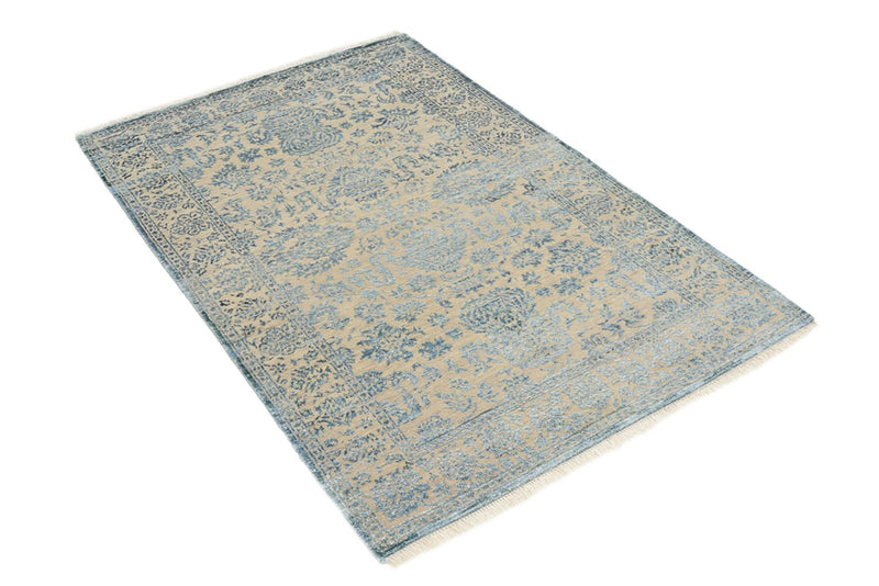Alfombra de diseño - 148 x 100 cm - azul claro