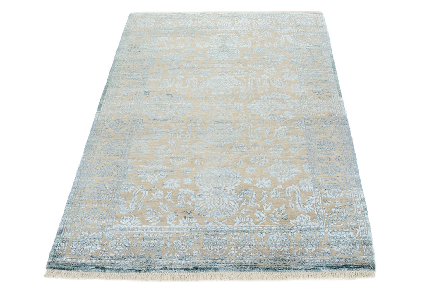 Alfombra de diseño - 148 x 100 cm - azul claro