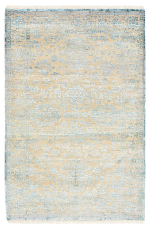 Alfombra de diseño - 152 x 103 cm - azul claro