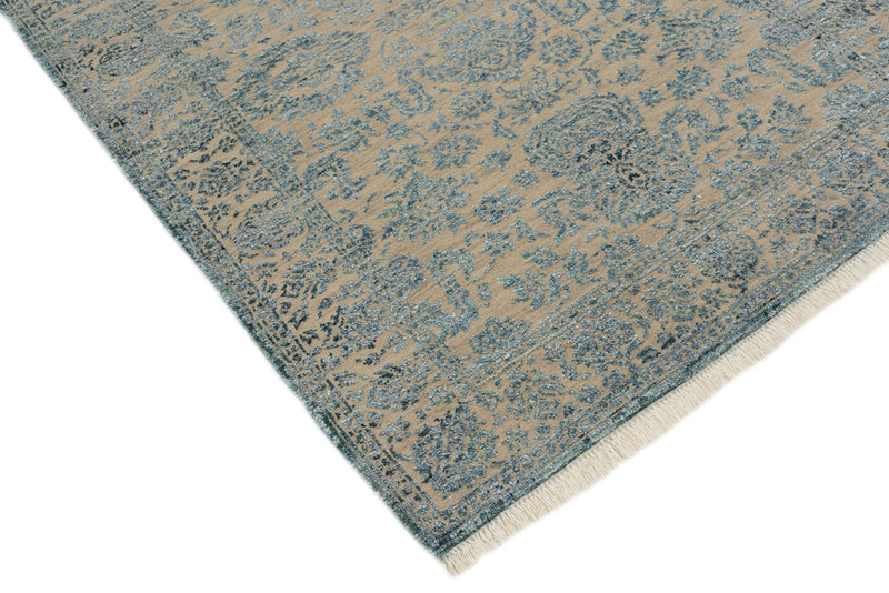 Alfombra de diseño - 151 x 106 cm - azul claro