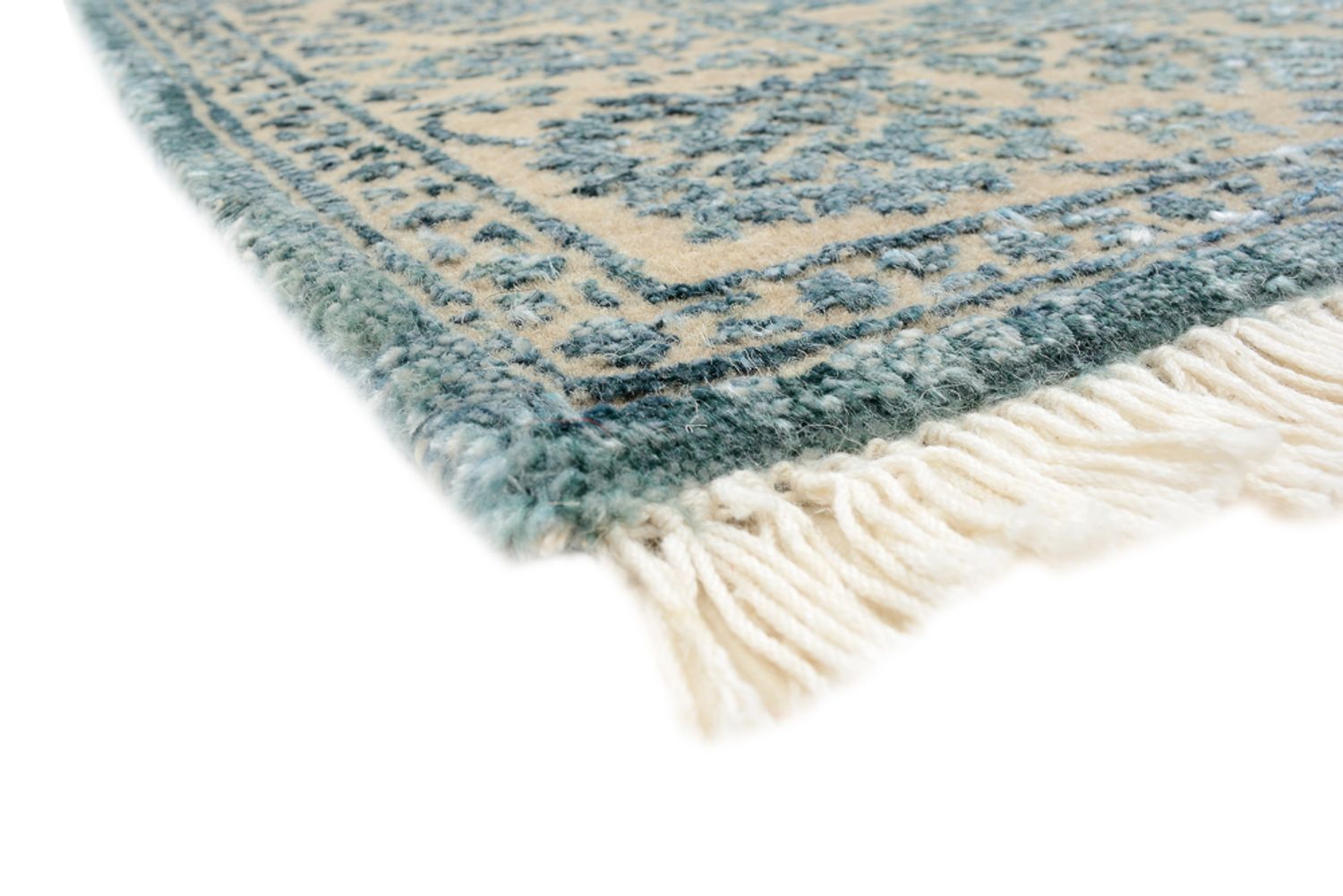 Alfombra de diseño - 151 x 106 cm - azul claro
